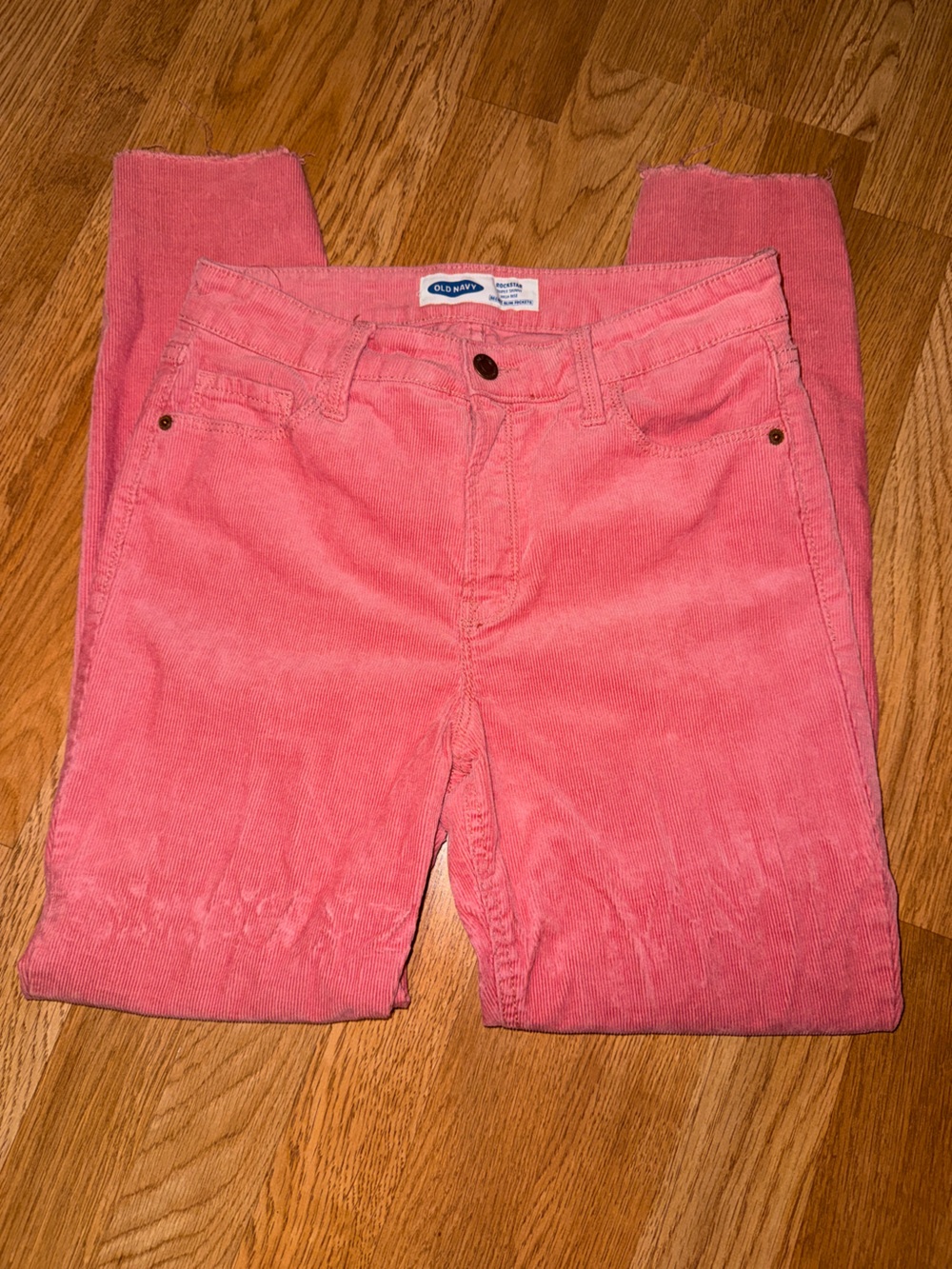 Women’s pink corduroy pants